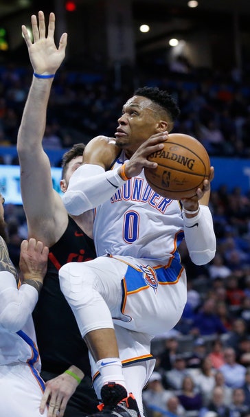 Westbrook sets new triple-double record in Thunder win